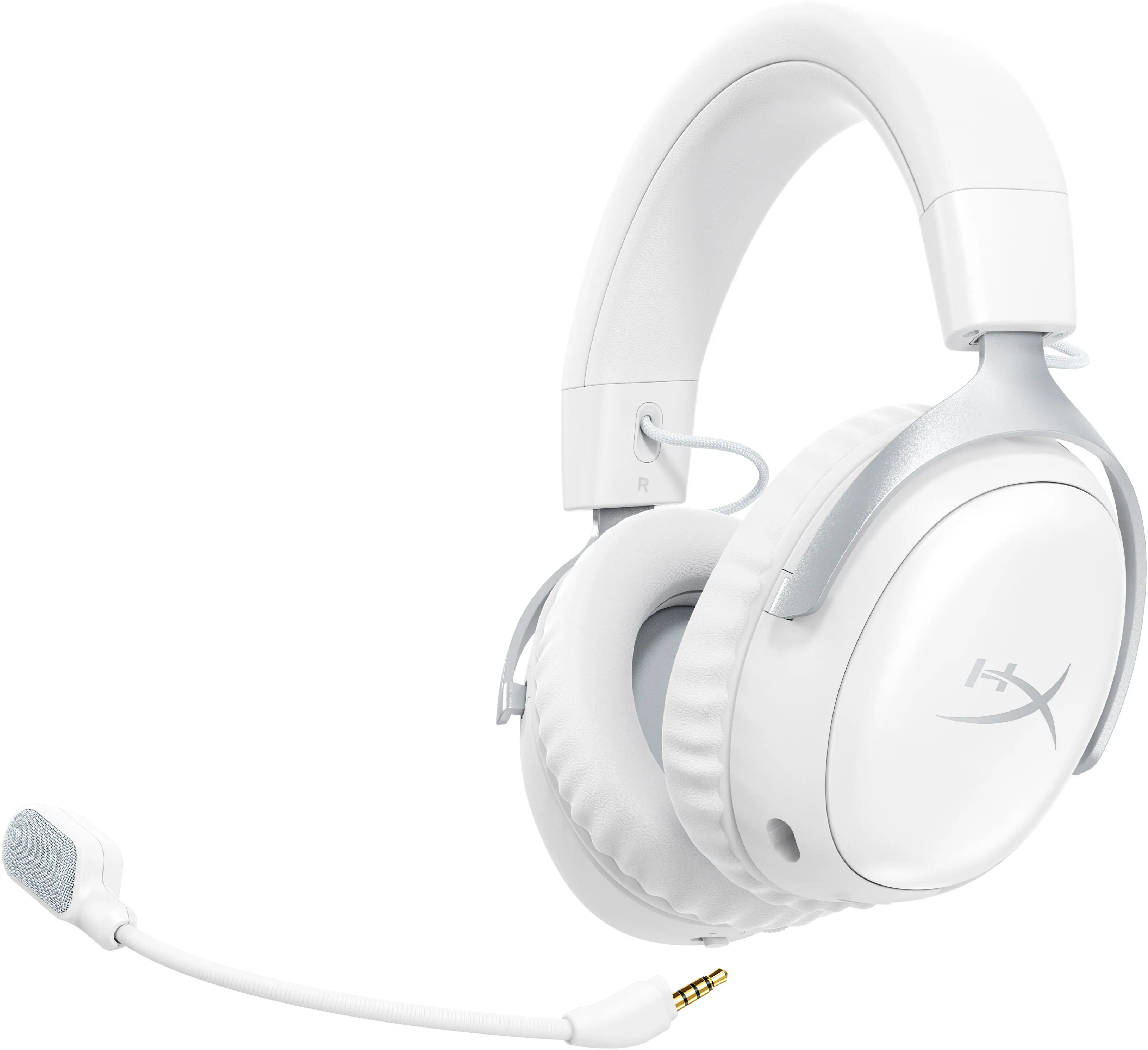 Alt View 10. HyperX - Cloud III S Wireless Gaming Headset for PC, PS5, PS4, Nintendo Switch, Mac, and Mobile - White.