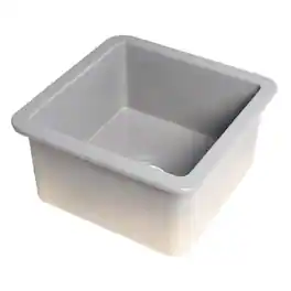 Alfi - brand Matte Square 18 x 18 Undermount / Drop In Fireclay Prep Sink - Gray