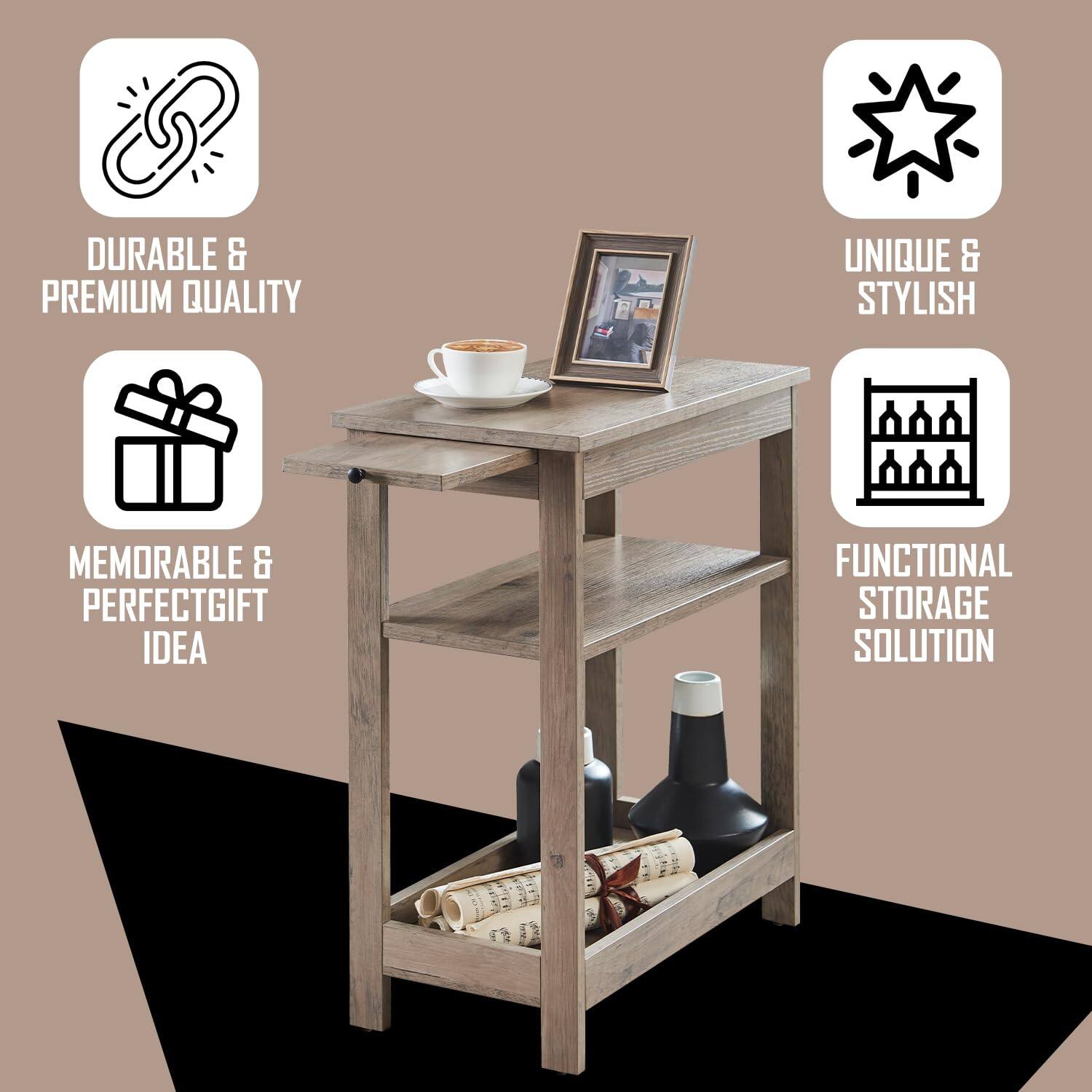 - DURABLE & PREMIUM QUALITY
- UNIQUE & STYLISH
- MEMORABLE & PERFECT GIFT IDEA
- FUNCTIONAL STORAGE SOLUTION