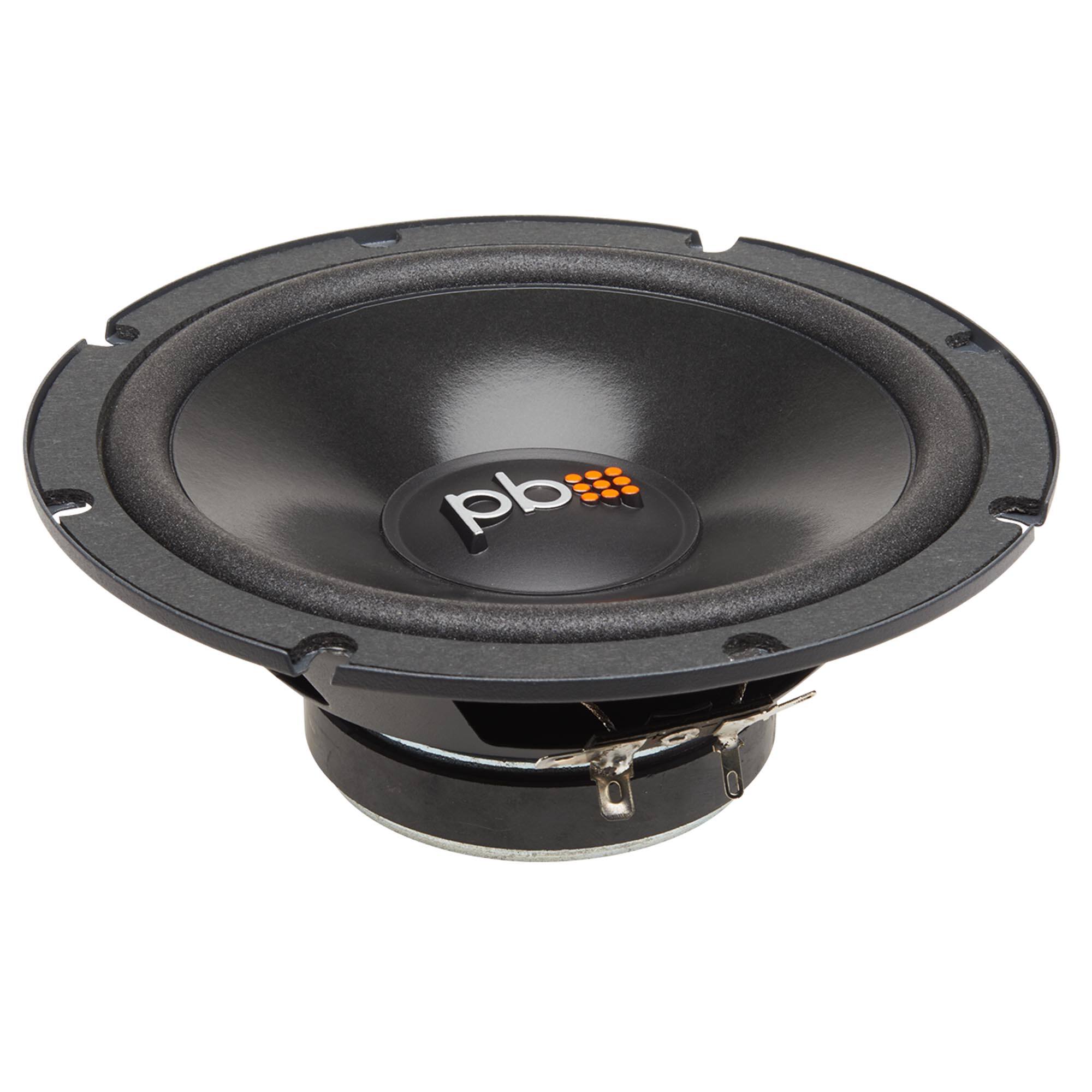 Alt View 10. Powerbass - PowerBass S-60C - 6.5" Component OEM Replacement Speaker - Pair - Black/Gray.