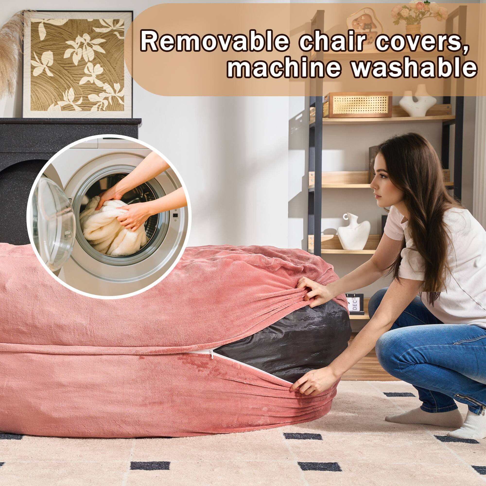 Removable chair covers, machine washable