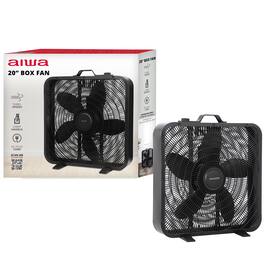 Aiwa - 20 Box Fan" - Black