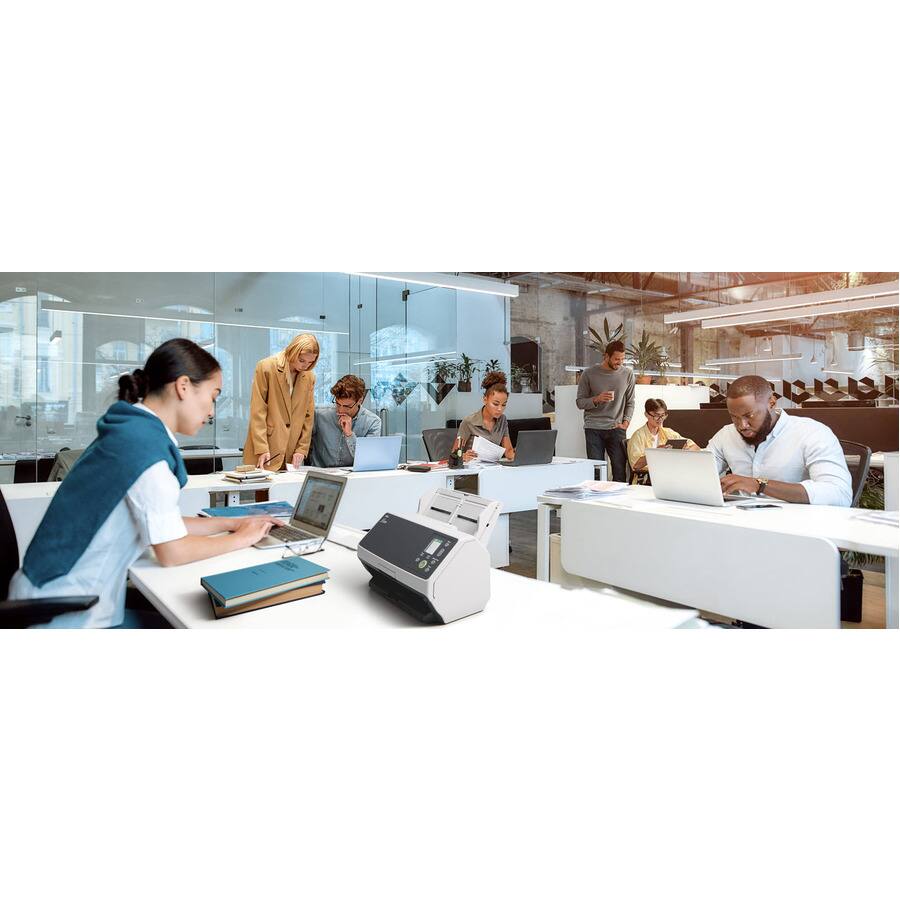 Fujitsu Ricoh fi 8170 Large Format ADF/Manual Feed Scanner 600 dpi ...