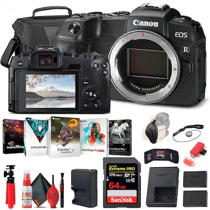 Canon EOS R
Canon X
EOS R WND On
N0
INFO
2 SET
UUE no Paloter
PHOTOMira
PHOTO
VideoStudio
COREL Painter essentials
PaintShop Pro 2005
odt
AfterShot Pro 3
d ULTIMA TE AVE
ais
CLEANE
SanDisk Extreme PRO 170 MB/s V30
3 10 - 64 GB
SanDisk
Canon
Canon