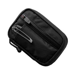 ALPAKA - EDC Organizer Pouch with 6 Slip Pockets, 5 Elastic Loops, YKK AquaGuard Zipper, X-Pac/Axogrid, HUB Compatible - Black X-Pac X42