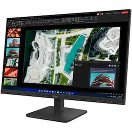 Lenovo - ThinkVision S27-4e 27" Class Full HD LED Monitor - 16:9 - 27" Viewable - In-plane Switching (IPS) - Raven Black