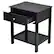 Alt View 14. Costway - Nightstand with Drawer Storage Shelf Wooden Bedside Sofa Side Table - Black.