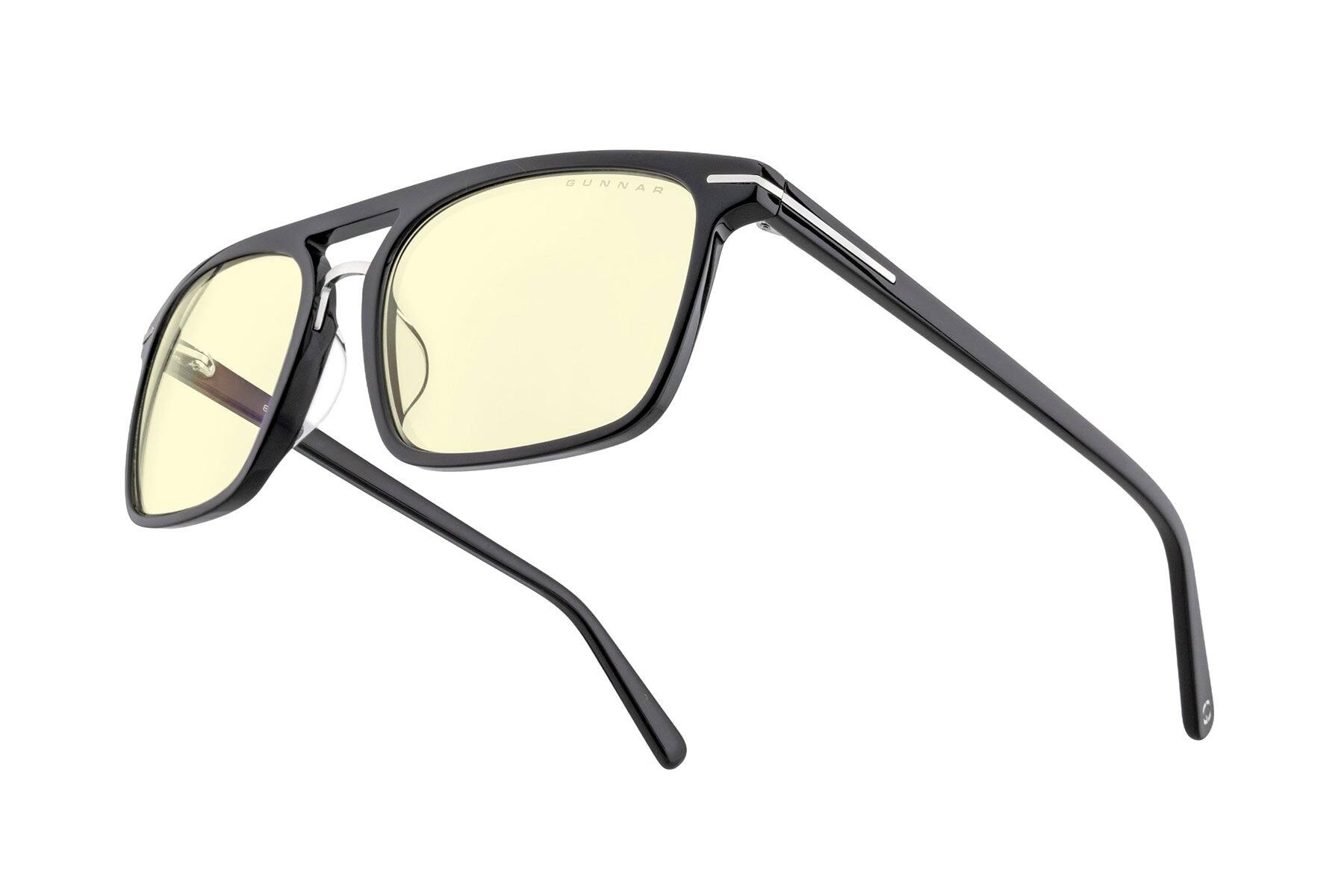 Alt View 2. GUNNAR - GUNNAR Computer Glasses  -  Haus, Onyx, Clear Lens - Blue Light Blocking, Relieve Dry Eye, Anti Glare - Onyx.