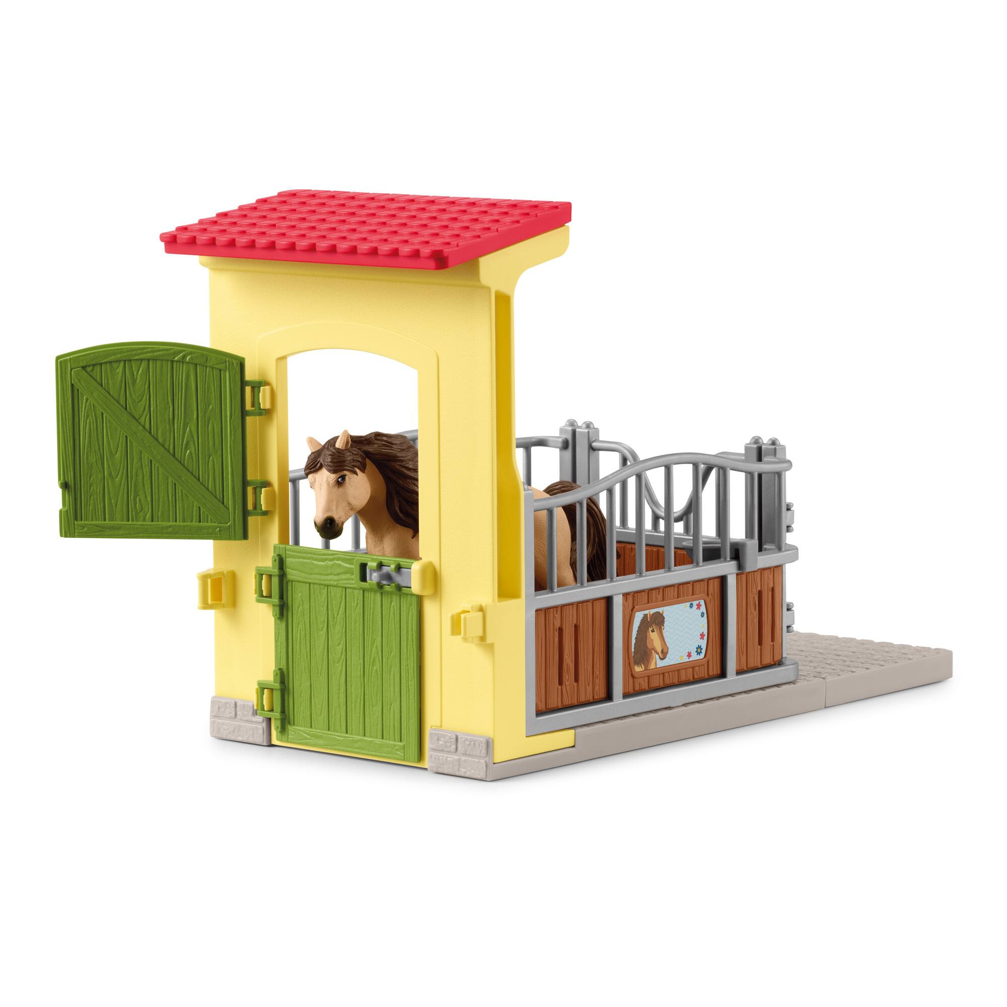 Back. Schleich - Pony Box With Iceland Pony Stallion.