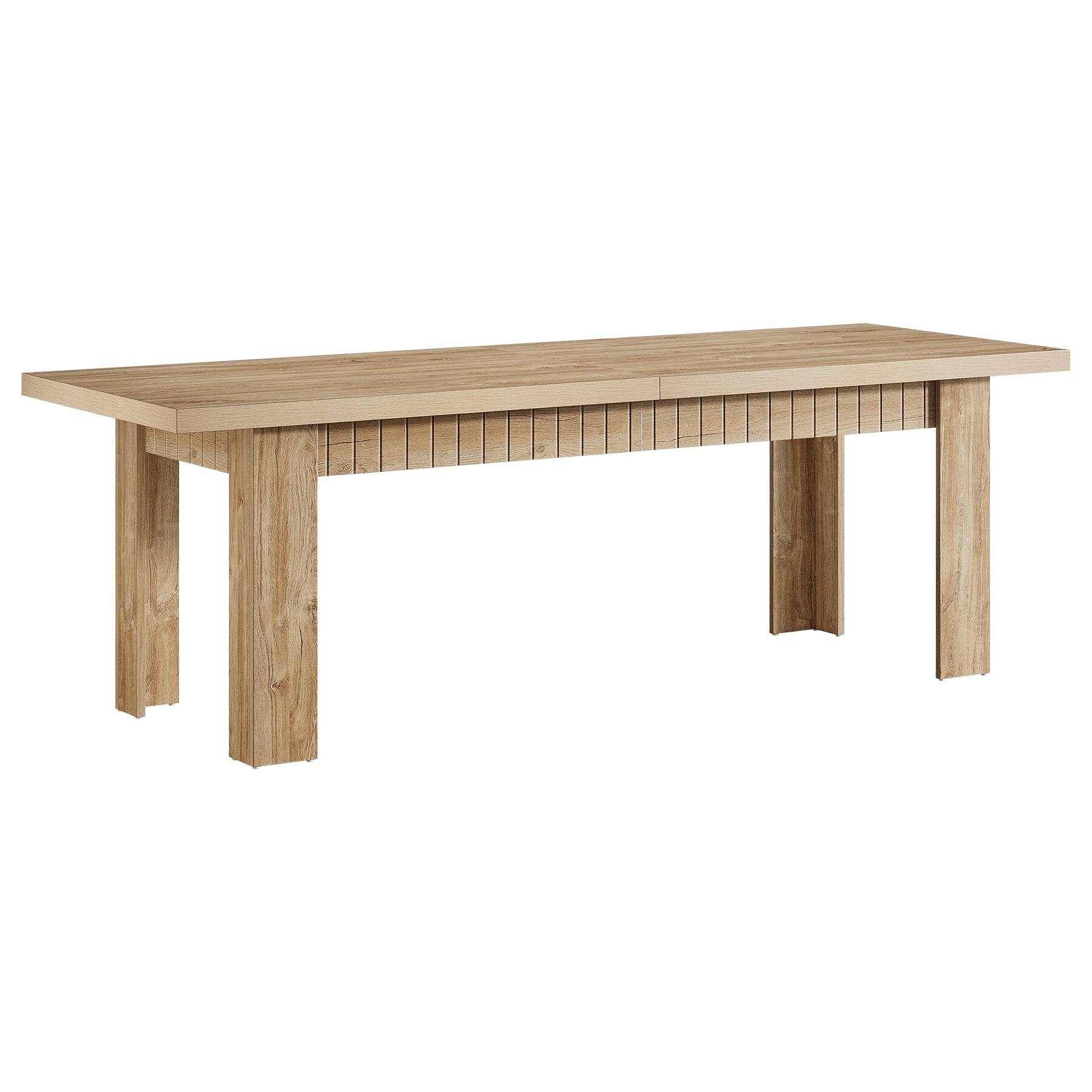 Alt View 5. Tribesigns - Office Computer Desk with Engineered Wood Construction, for Computer Work, Writing and Study in Home Offices - Light Brown.