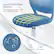 Comfortable Seat Cushion
With high-quality mesh cover & soft sponge padding
Breathable
Skin-friendly