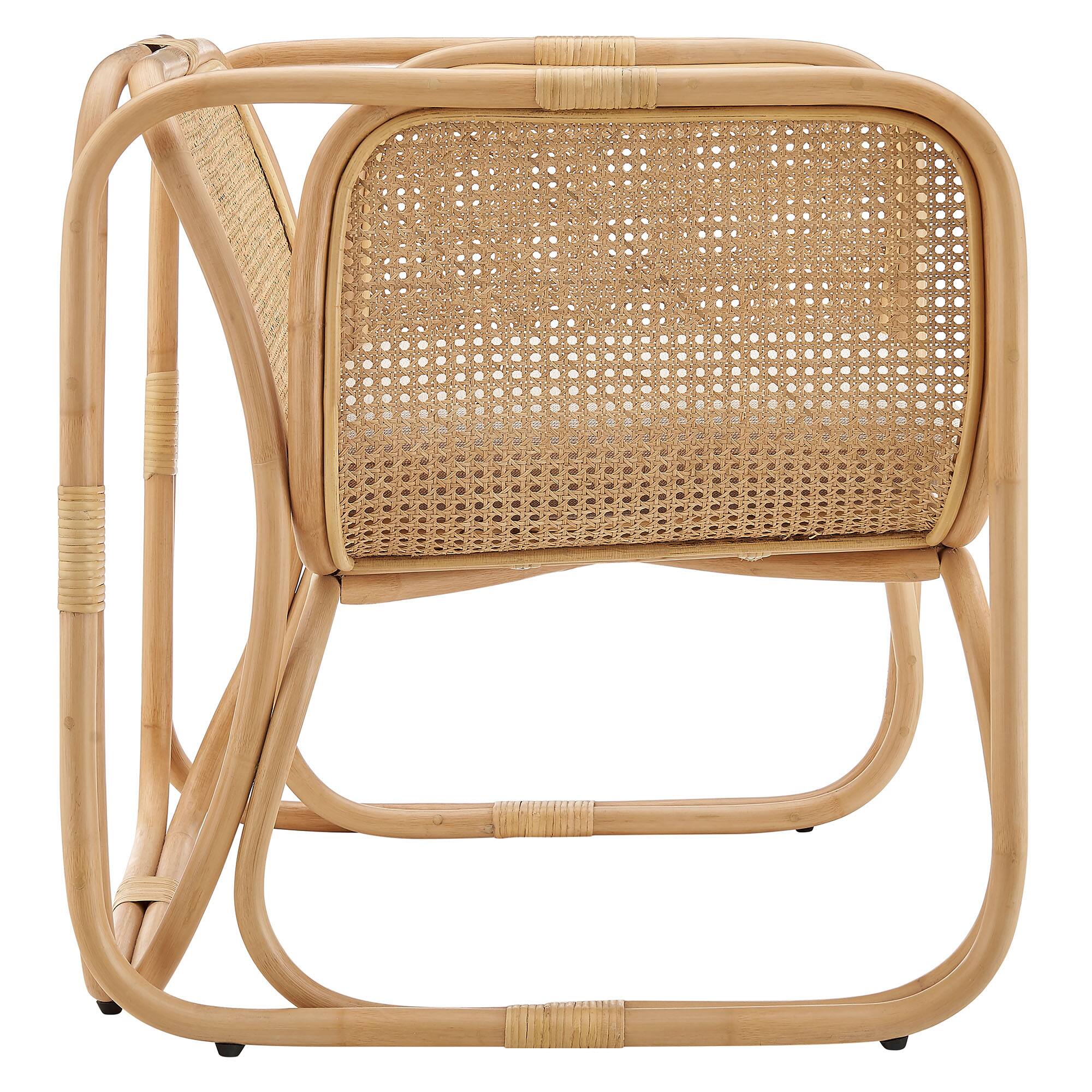 Alt View 2. Modway - Ellis Natural Rattan Accent Armchair by Modway - Natural.