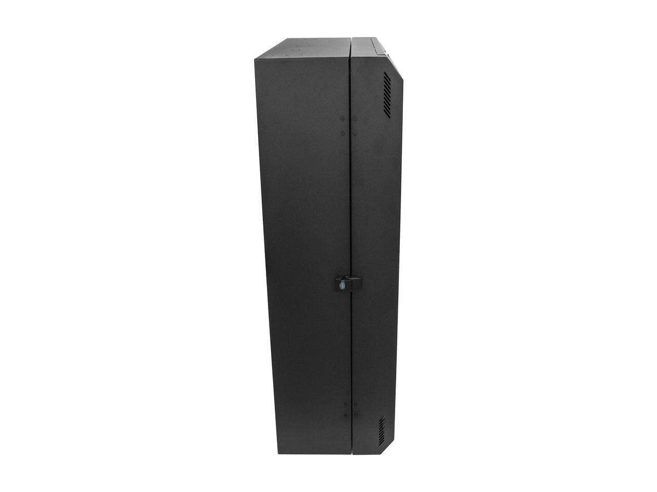 Alt View 1. StarTech.com - StarTech RK830WALVS 8U Vertical Server Cabinet - Wall Mount Network Cabinet - 30 in. Depth - Black.