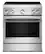 Front. KitchenAid - 30 in. Wide 4 element 4.1 cu. ft. Freestanding Electric Induction Commercial-Style Range with Air Fry - Stainless Steel.