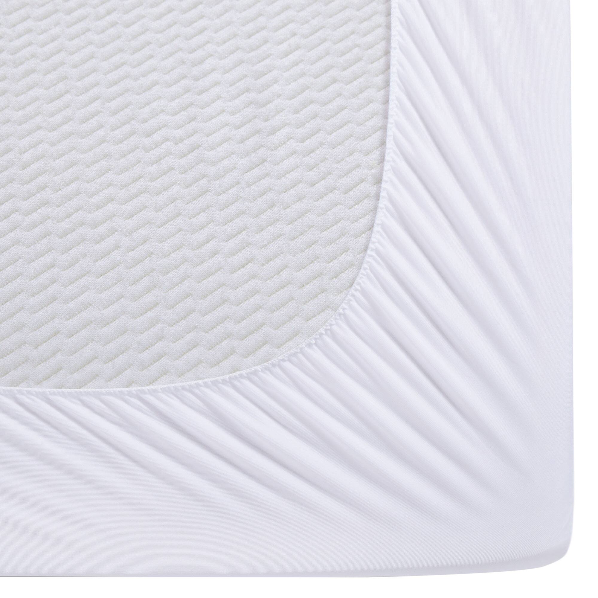 Alt View 2. Peace Nest - Peace Nest Cooling Waterproof Quilted Mattress Pad with Breathable Air-Layer Fabric, Queen - White.