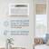 Easy installation fits into 24.5"-27" universal wall sleeve (sold separately) trim kit included frees up window allowing more natural light.