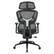 Alt View 12. OSP Home Furnishings - Mesh Back with Headrest and Adjustable Arms on Nylon Base - Black.