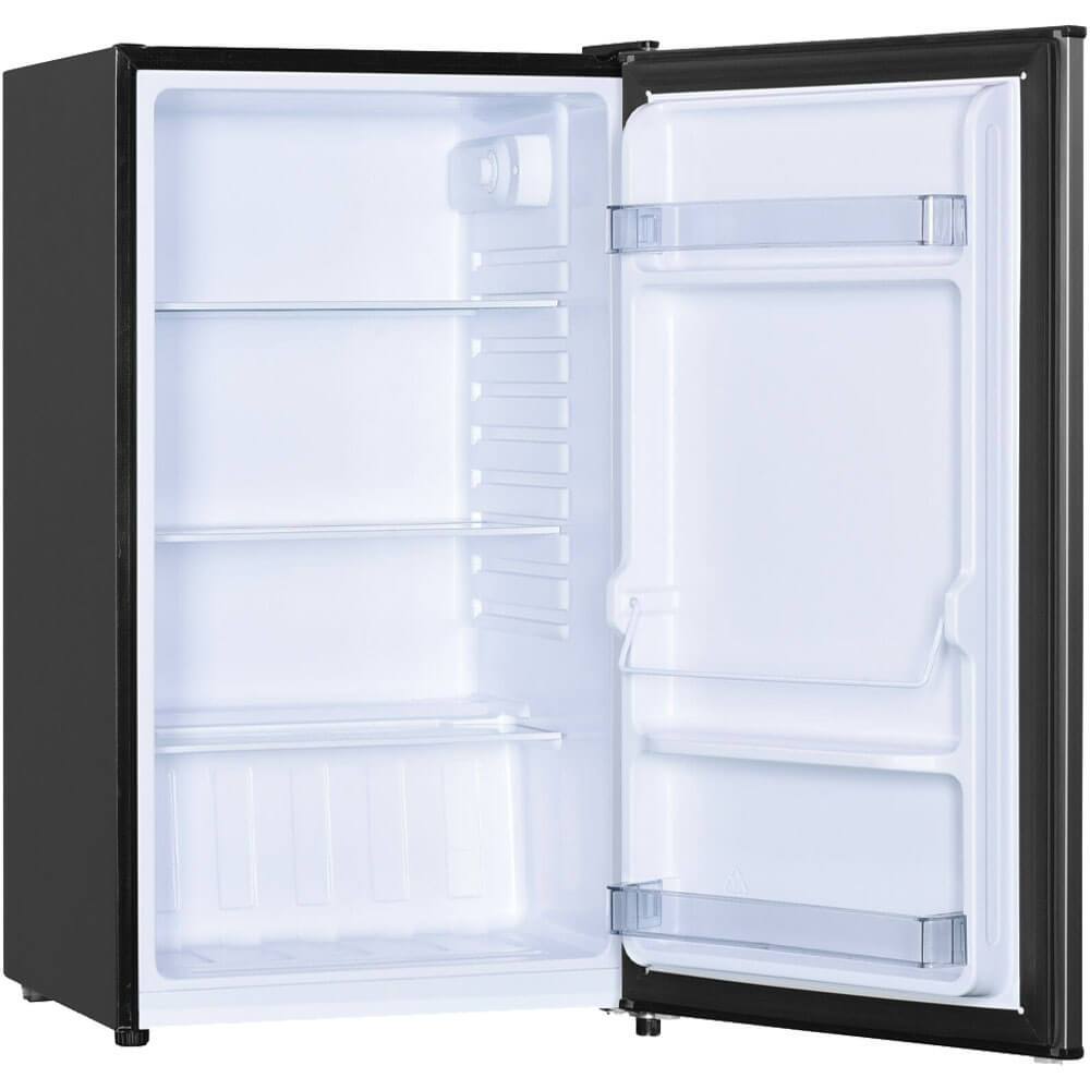 Alt View 3. Danby - Danby DAR032B2SLM 3.2 Cu. Ft. Stainless Compact Refrigerator - Stainless.