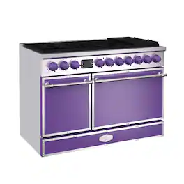 Akicon - 6.7 Cu.ft Freestanding Gas Rapid Convection Range with 8 Sealed Burners and Cast Iron Grates in Dahlia Purple - Dahlia Purple