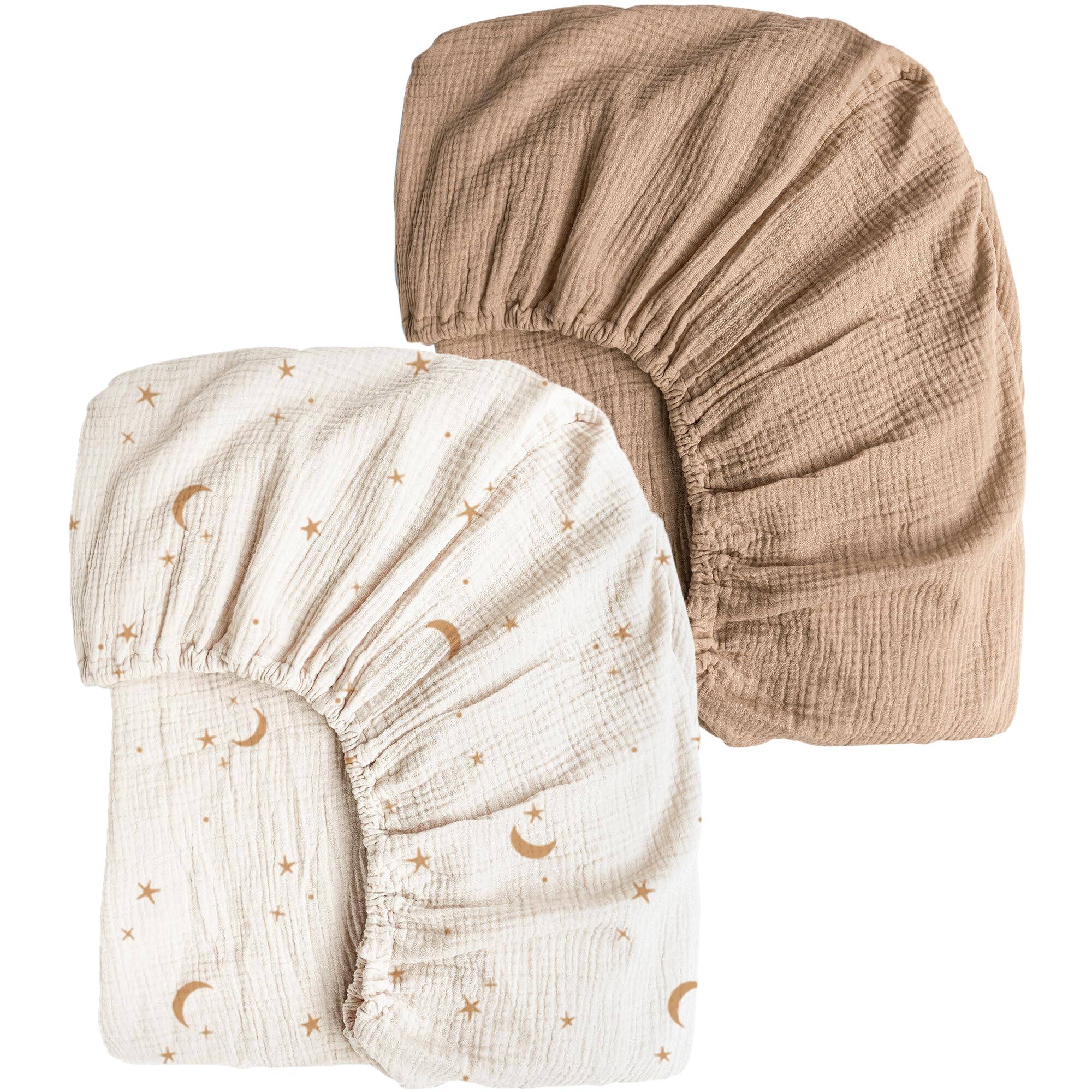 Moon, Camel Crib Sheets