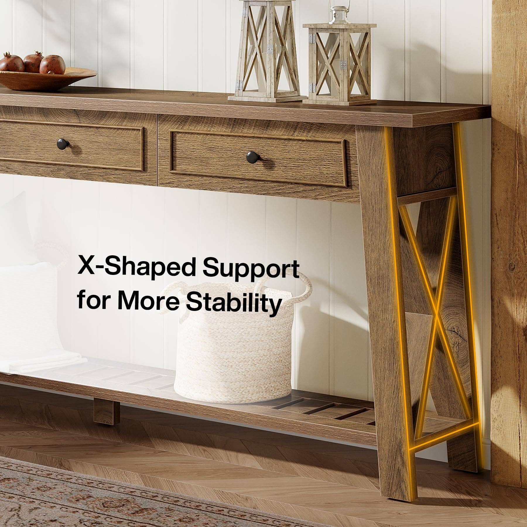 X-Shaped Support for More Stability