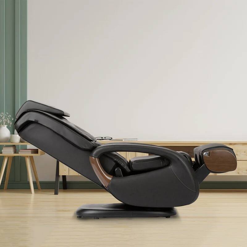 Angle. Human Touch - WholeBody 8.0 Massage Recliner Chair with Heat and Foot & Calf Massage - Charcoal.