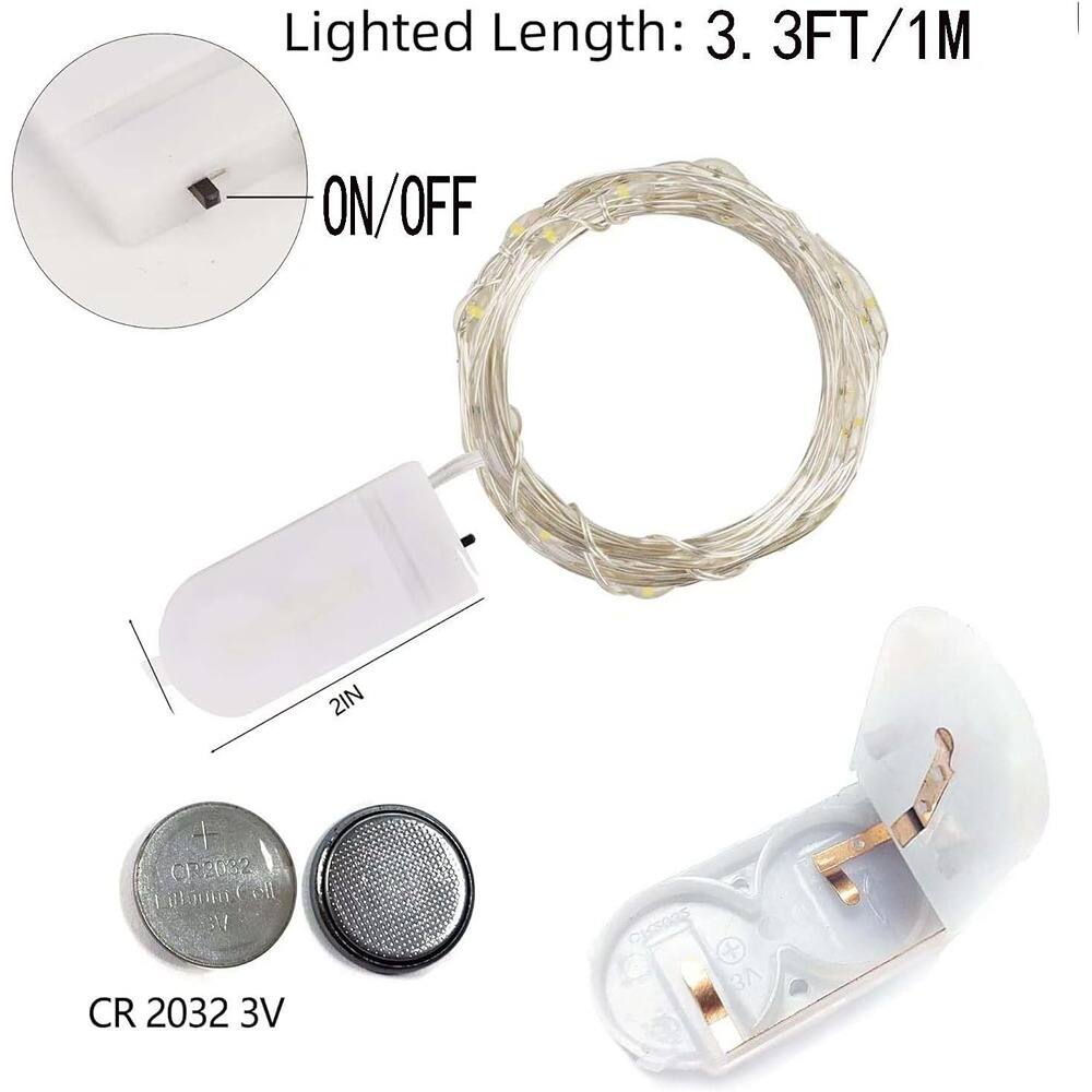 Lighted Length: 3.3FT/1M

ON/OFF

2IN

CR 2032 3V