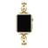 Back. Posh Tech - Poppy Stainless Steel Link Band for Apple Watch - Gold.