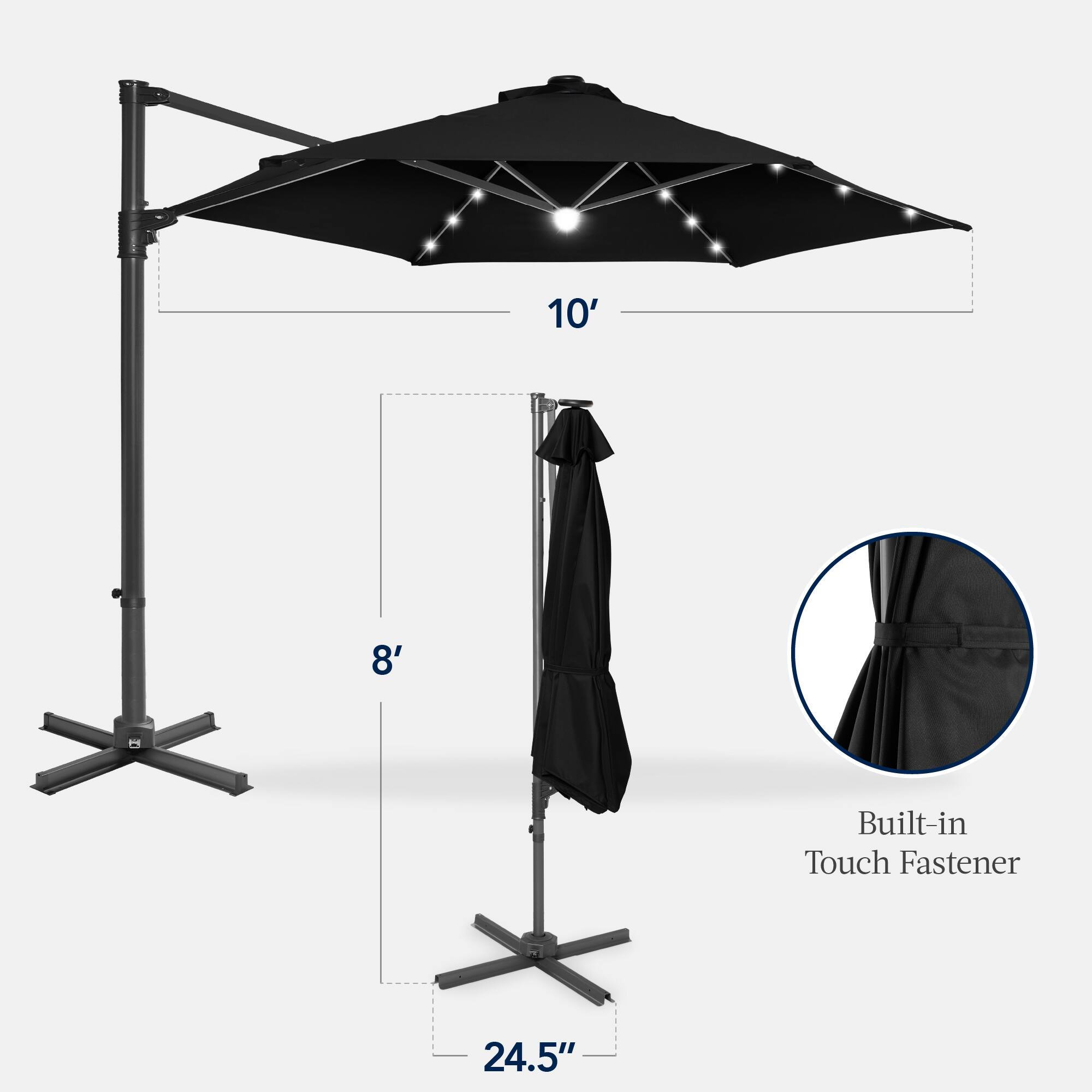 10' 8' Built-in Touch Fastener 24.5"
