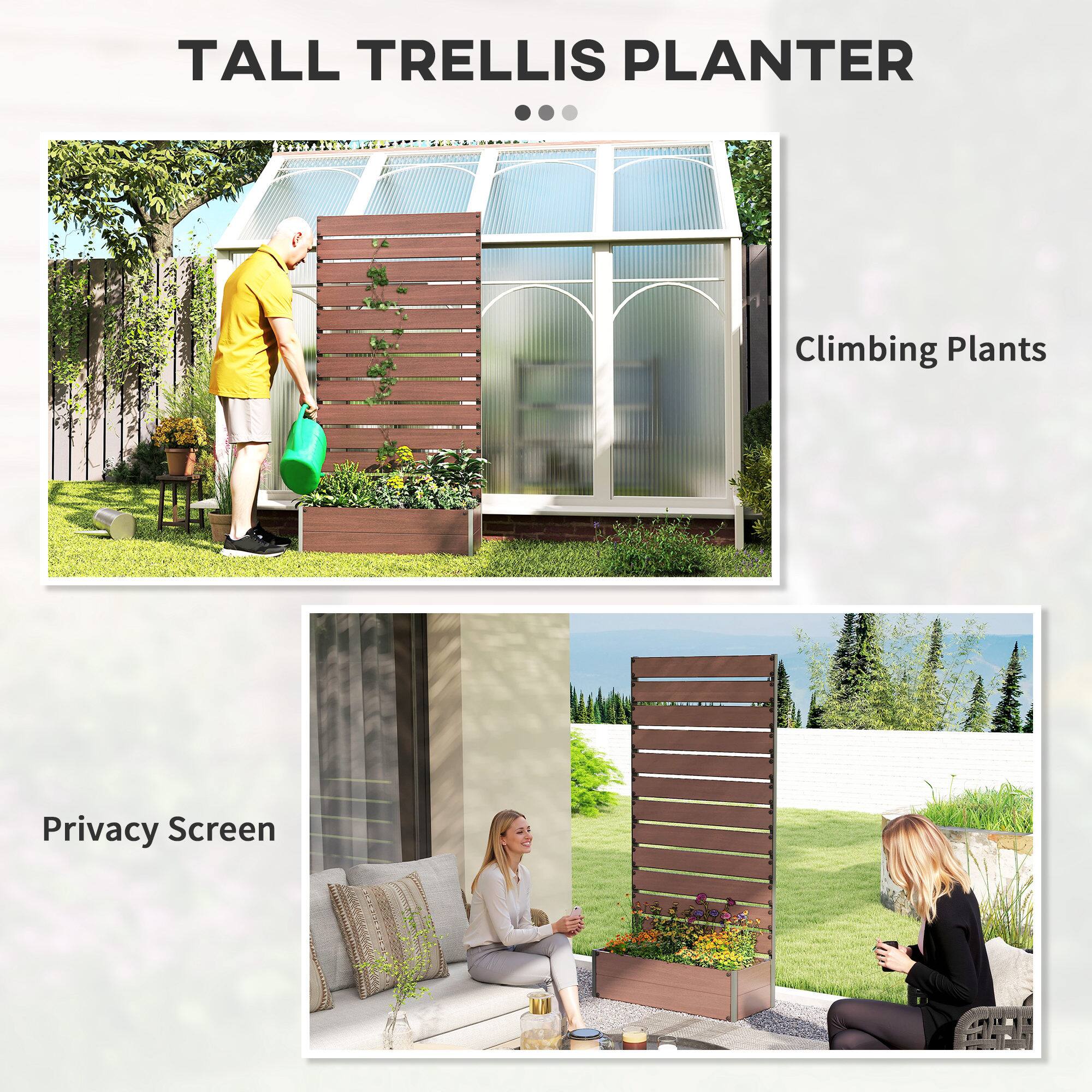 TALL TRELLIS PLANTER
Climbing Plants
Privacy Screen