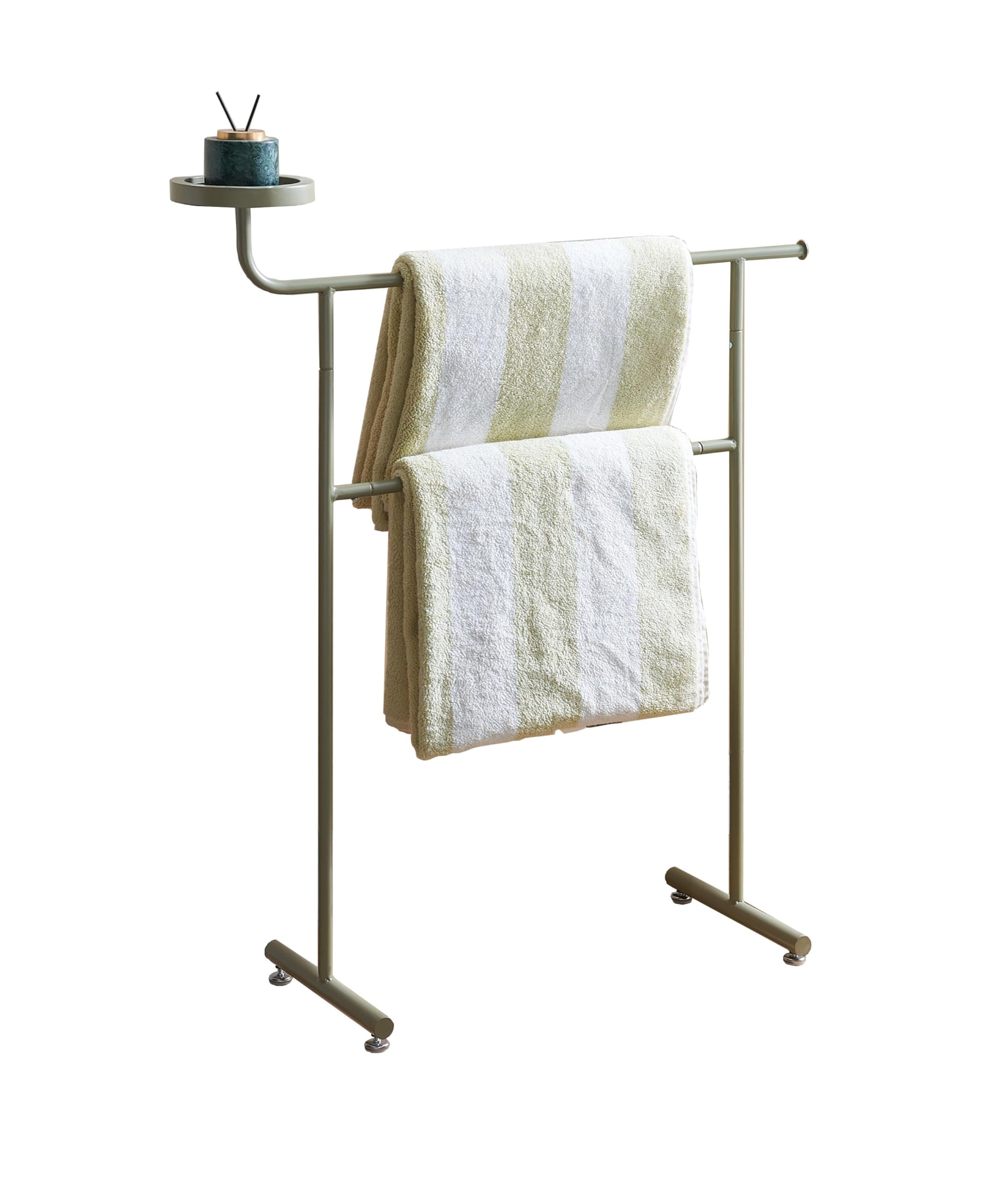 Angle. Kings Brand Furniture - Kings Brand Furniture Valet Clothes Stand with Storage Tray - Natural.