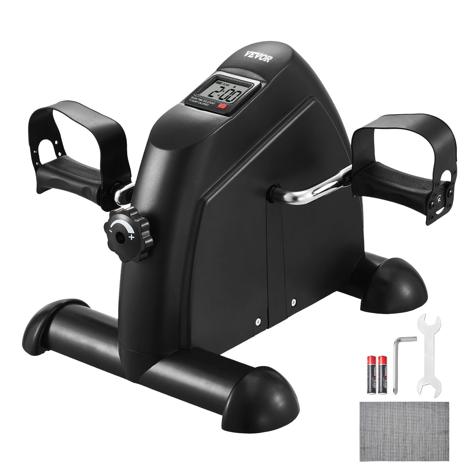 VEVOR Under Desk Bike Pedal Exerciser, Mini Exercise Bike