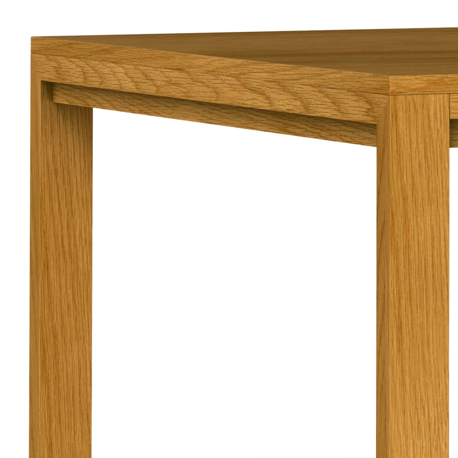 Alt View 6. Simpli Home - Wilson 54 inch x 54 inch Square Transitional Dining Table in Oak Veneer - Oak Veneer.