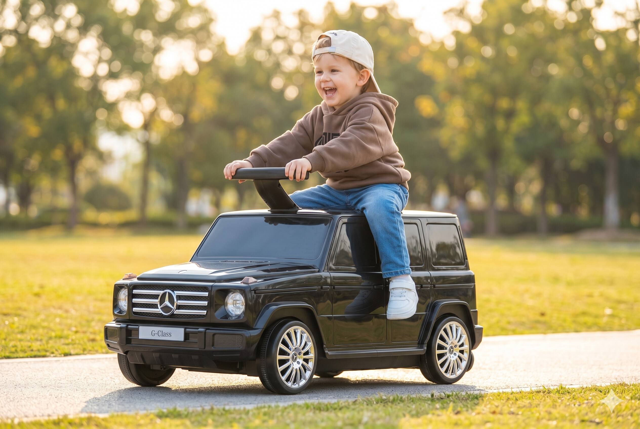 Alt View 4. Best Ride On Cars - G Class Suitcase Ride-On - Black.