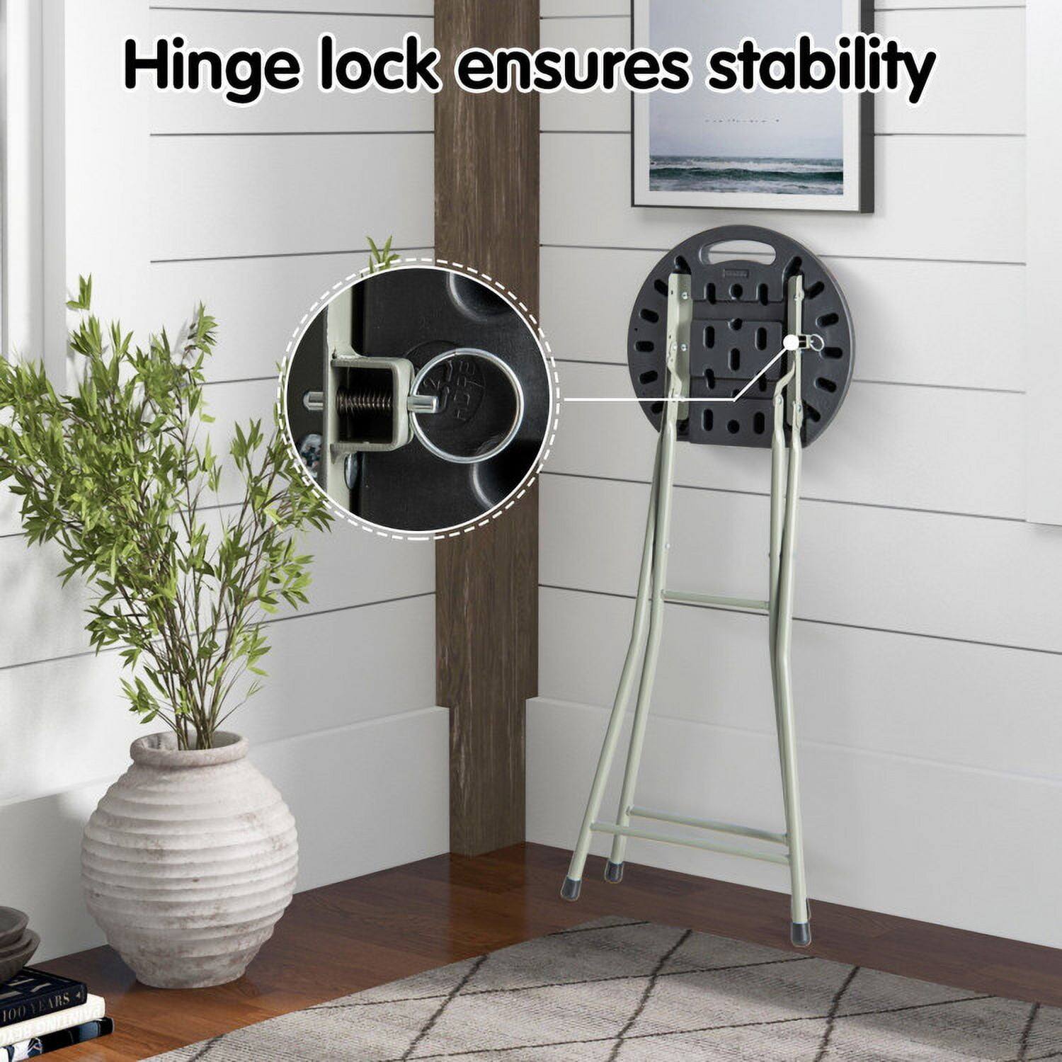 Hinge lock ensures stability

100 YEARS