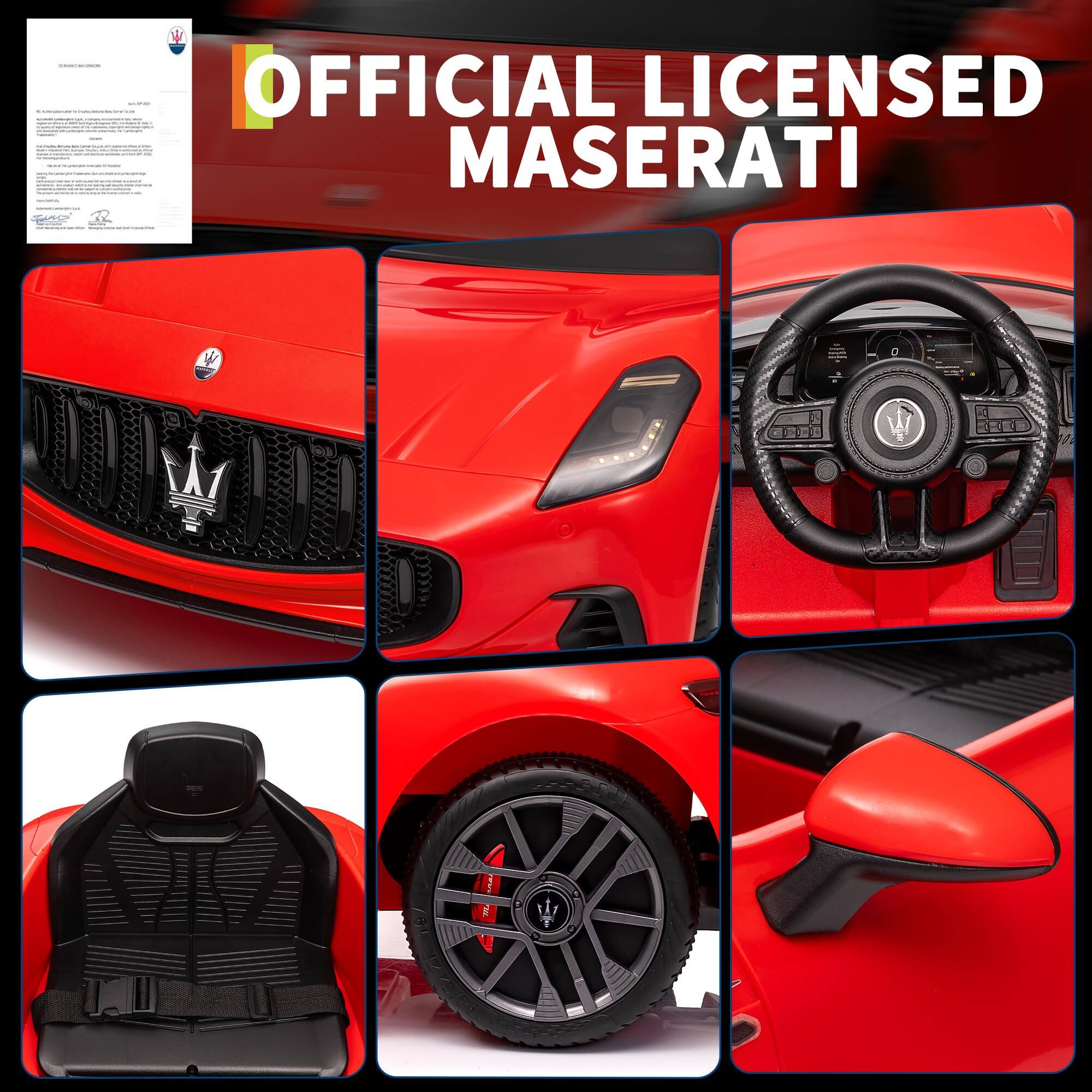 OFFICIAL LICENSED MASERATI