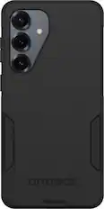 Front. OtterBox - Commuter Series Hard Shell for Samsung Galaxy S26+ - Black.