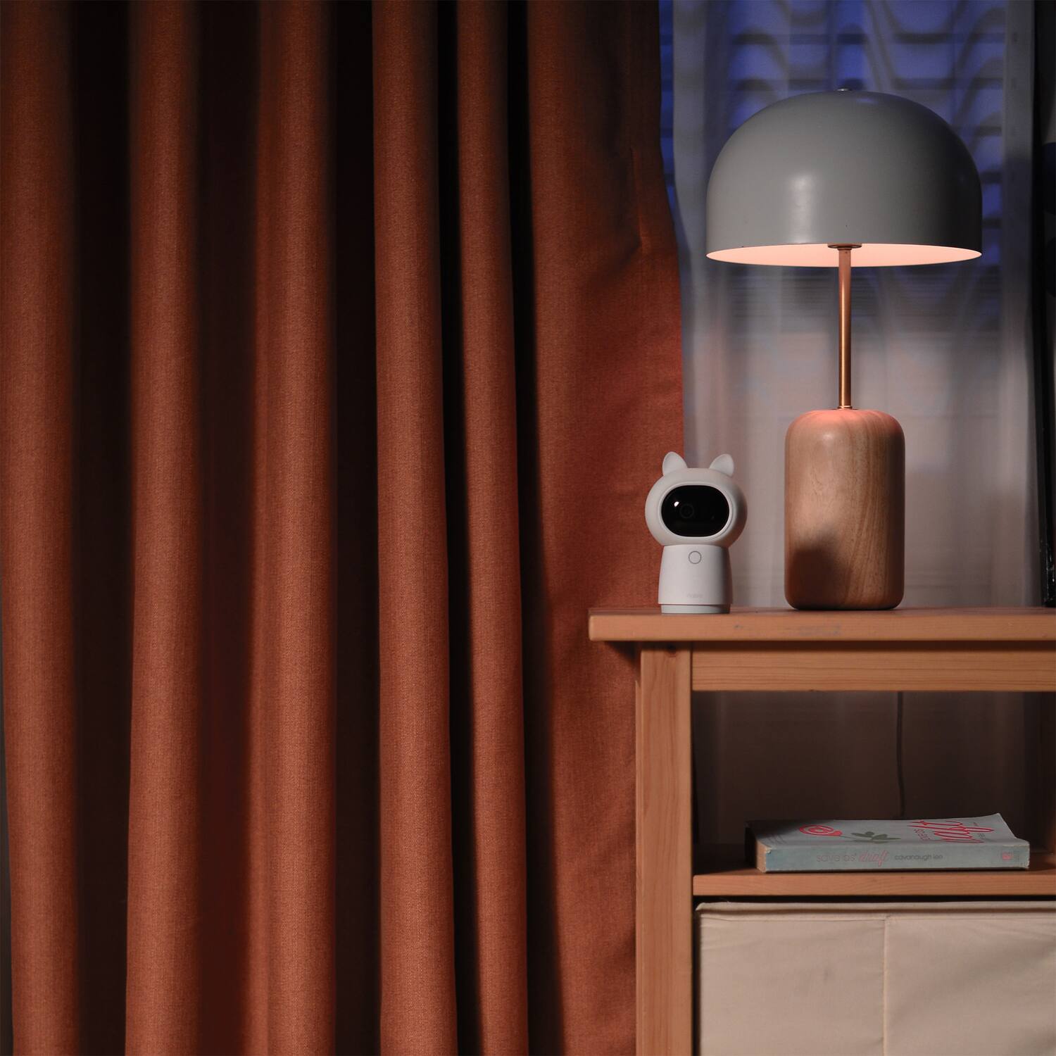 Alt View 5. Aqara - Aqara Ch-h03 Camera Hub G3 Wi-fi 2k 1296p Ai Smart Security Camera And Hub With Voice Control, White - white.