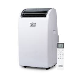 Black+Decker - Smart Portable Air Conditioner with Heat, 12,000 BTU - White