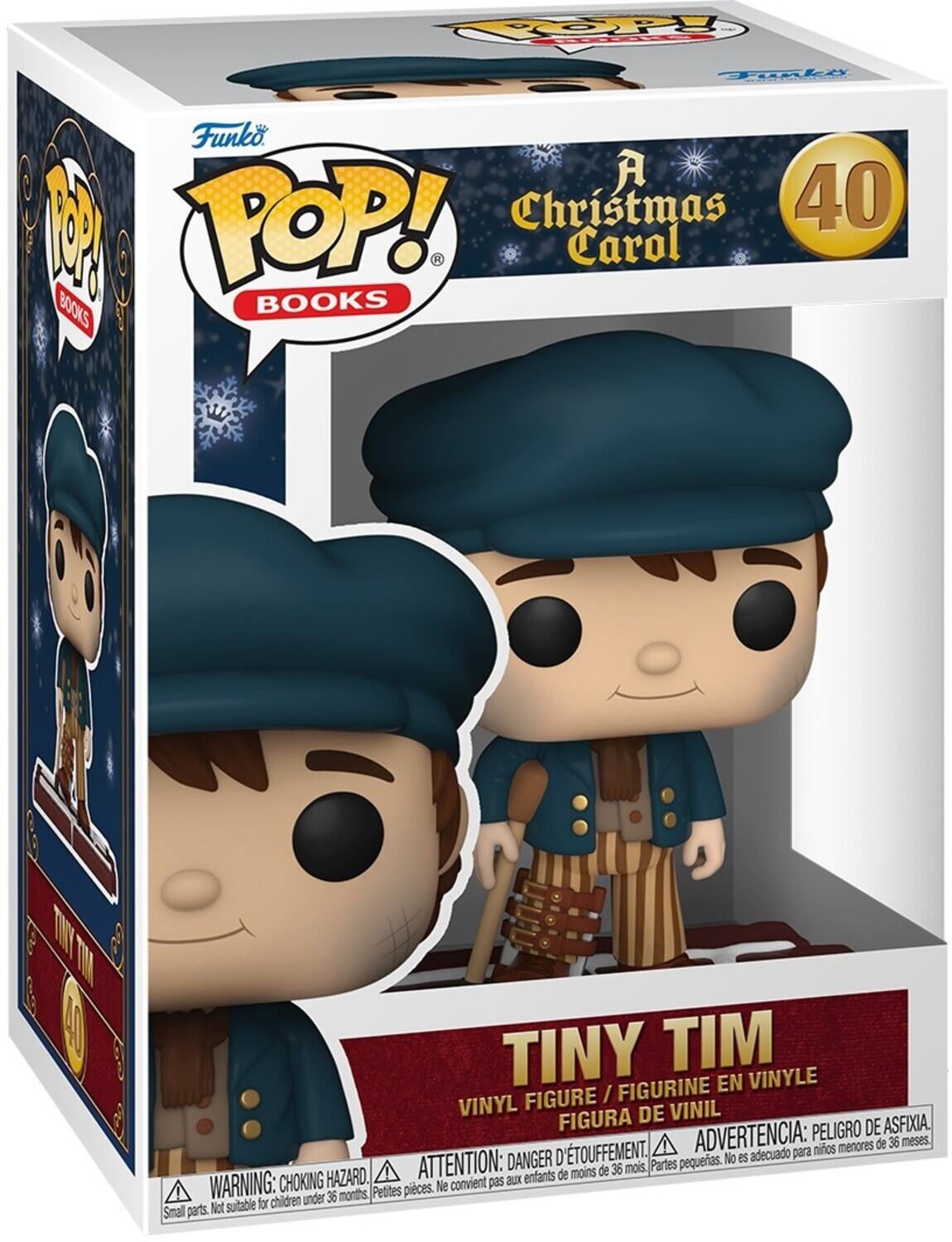 TOOPY Tonle  Funko A 40 F 1 POP! Chrstmas Carol BOOKS BOOKS TNY IM 10 TINY TIM FIGURINE EN VINYLE FIGURE / VINYL DE VINIL FIGURA PELIGRO DE ASFIXIA. D'TOUFFEMENT. ADVERTENCIA: para nios menores de 36 meses. DANGER pequeas. No es adecuado HAZARD. ATTENTION: aux enfants de moins de 36 mois Partes WARNING: CHOKING Petites pices. Ne convient pas for children under 36 months Small parts. Not suitable