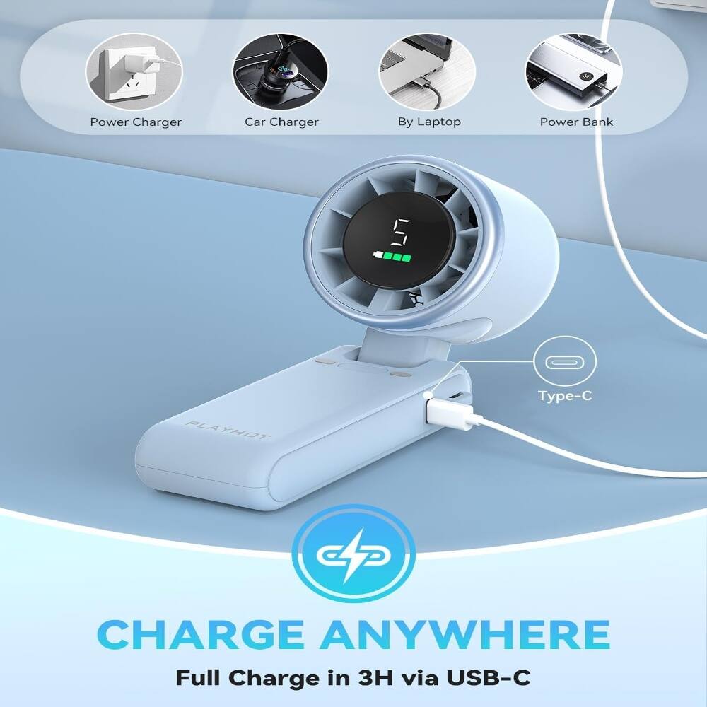 Power Charger Car Charger By Laptop Power Bank PLAYHOT yp-C dP d CHARGE ANYWHERE Full Charge in 3H via USB-C
