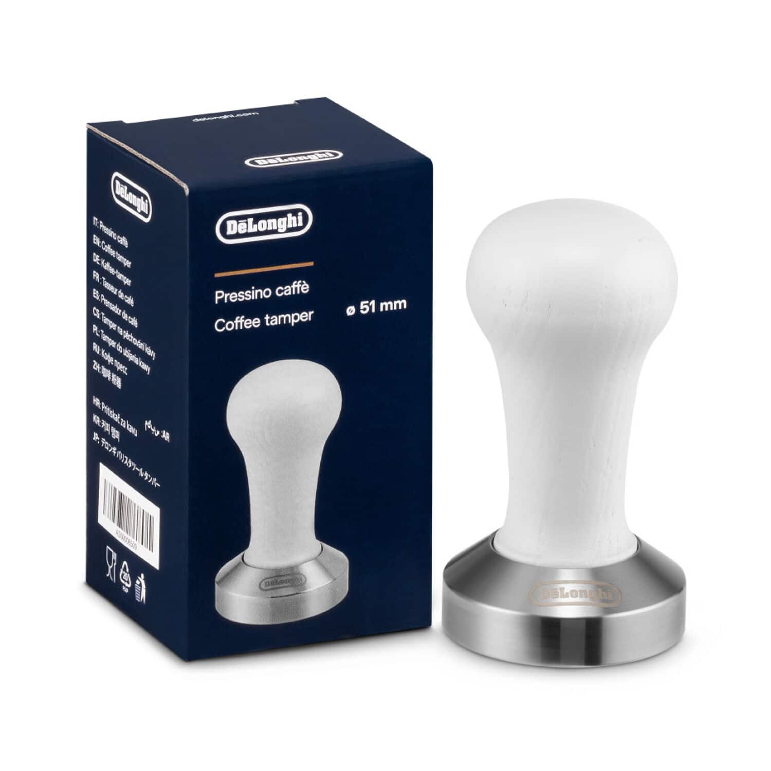 De'Longhi - 51mm Coffee Tamper - White price history on PriceWatchPro