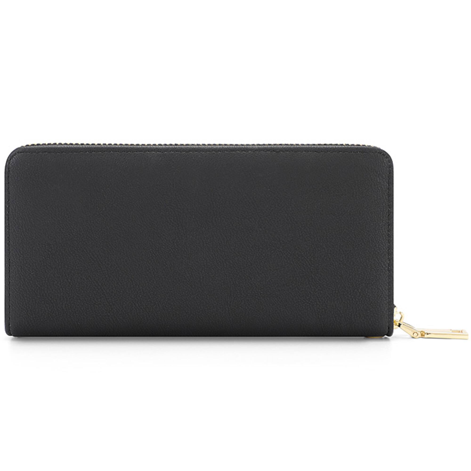 Alt View 1. Champs - Iconic Collection Zip-Around Wallet - Black.