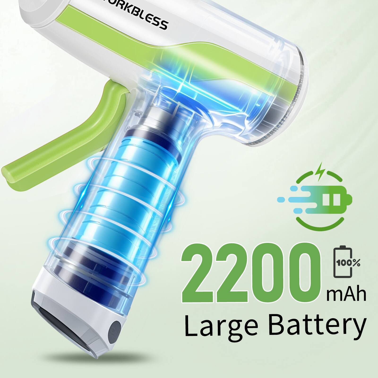 ORKBLESS 100% 2200 mAh Large Battery