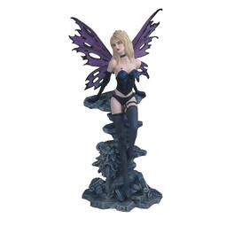 FC Design - 12"H and Fairy With Gargoyle Fountain Figurine Statue Desk Tabletop Home Decor Gift - Multi-Color