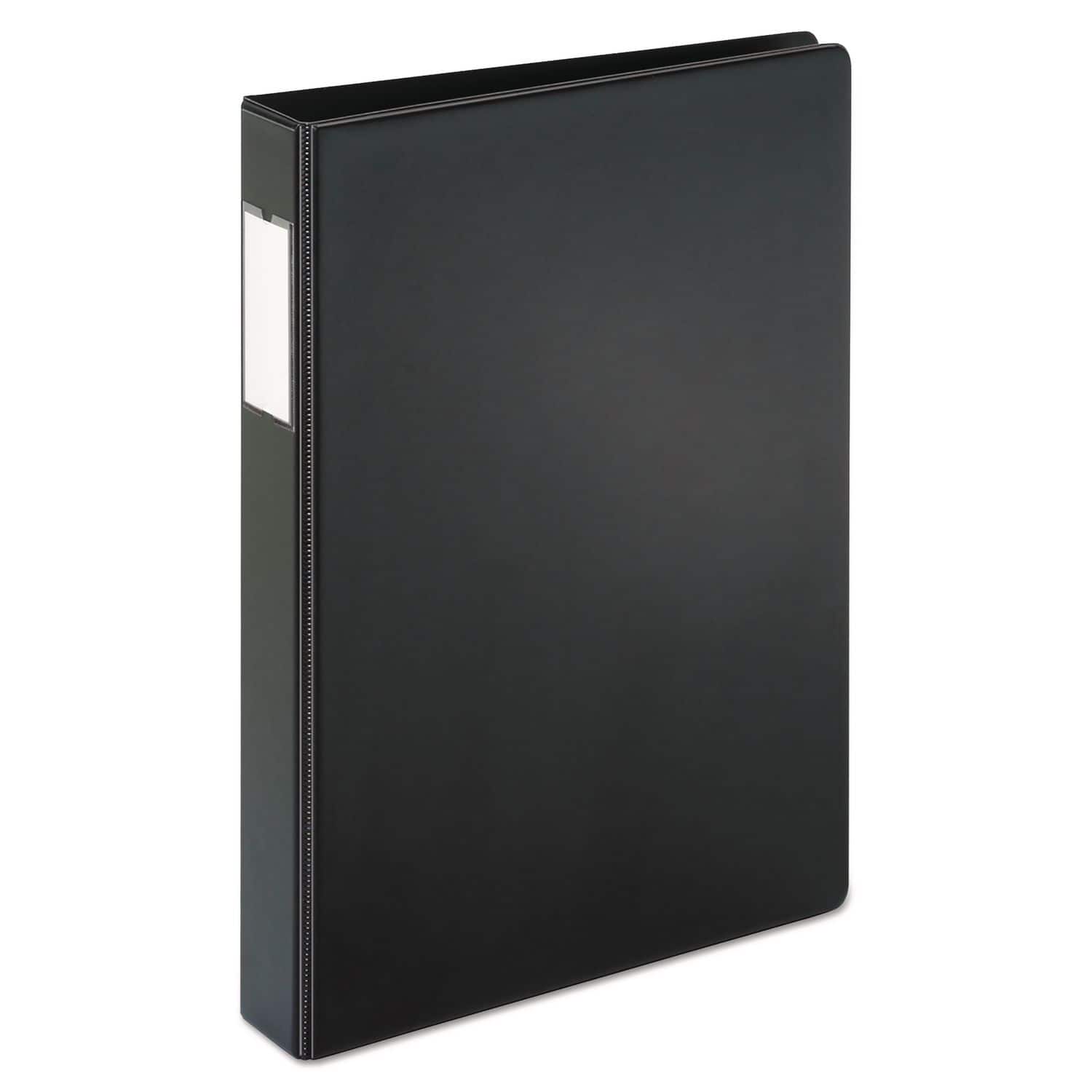Cardinal - Legal Slant D Ring Binder 3 Rings 1" Capacity 14 X 8.5 Black