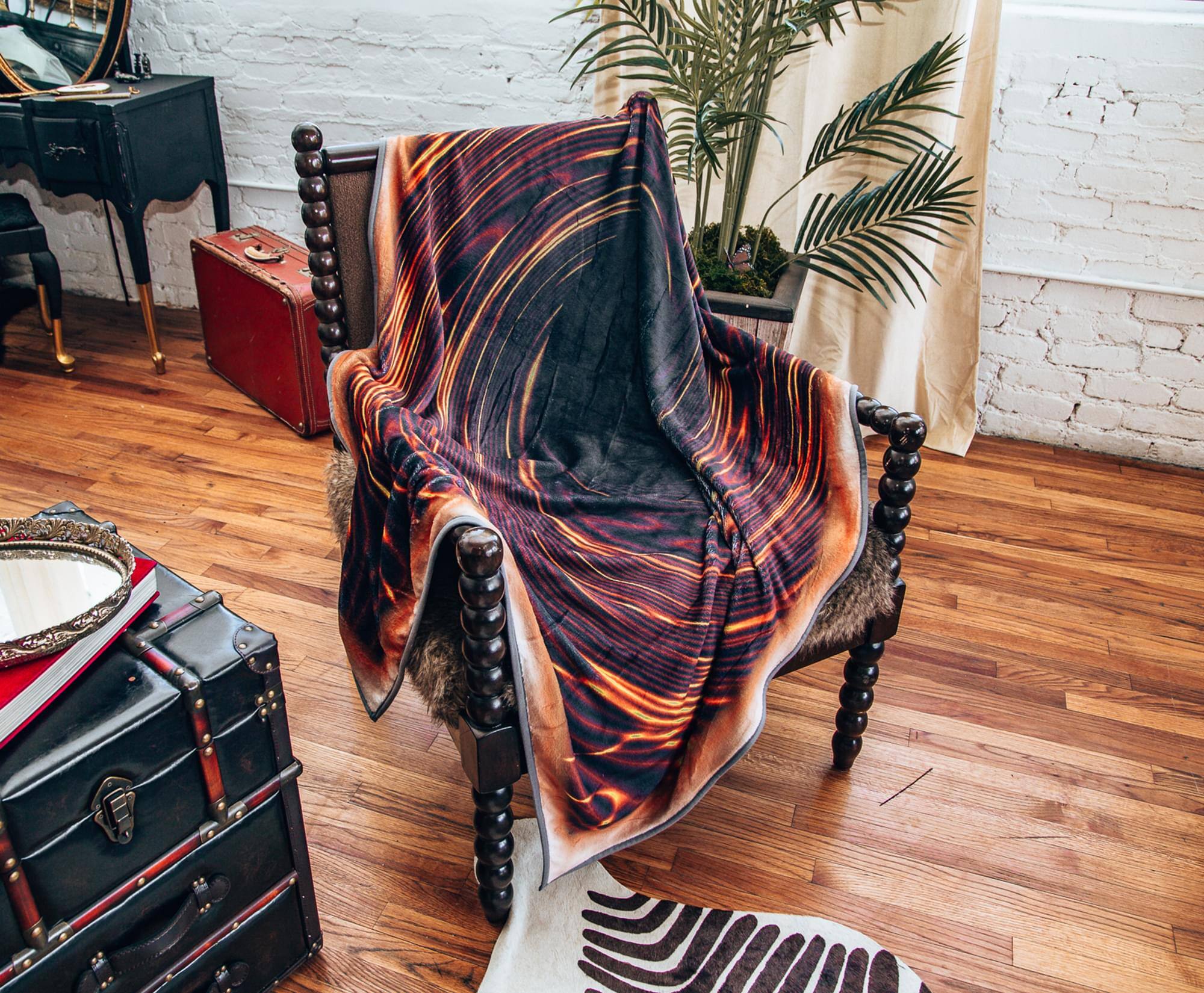 Alt View 5. Surreal Entertainment - Yu-Gi-Oh! Blue-Eyes White Dragon Card Fleece Throw Blanket | 45 x 60 Inches - Gold.