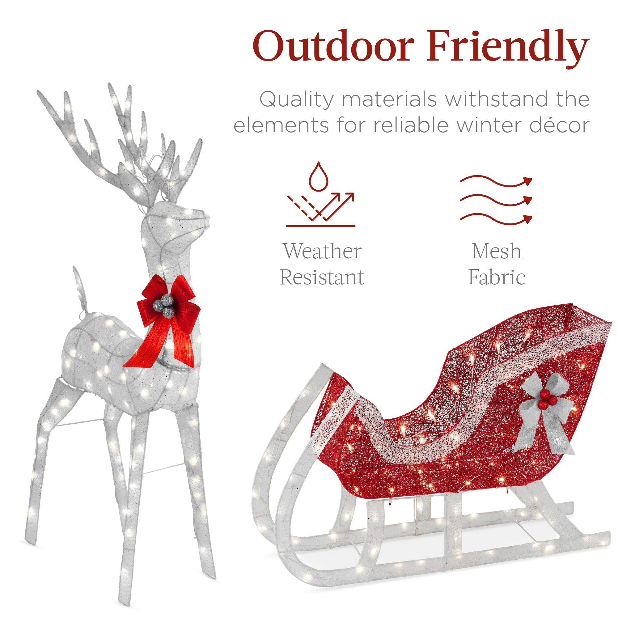 Outdoor Friendly

Quality materials withstand the elements for reliable winter décor

Weather Resistant

Mesh Fabric