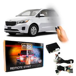 MPC - Remote Start Kit For Kia Sedona 2015-2021 | Plug & Play | Push Lock 3X to Start - Black