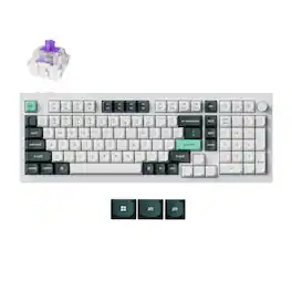 Keychron - Q5 HE 96% Wireless Hall Effect Magnetic Switch Gaming Keyboard with Adjustable Actuation - White